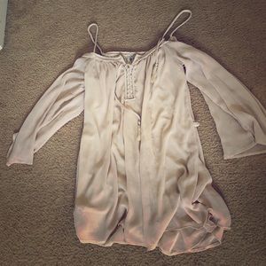 Tan blouse